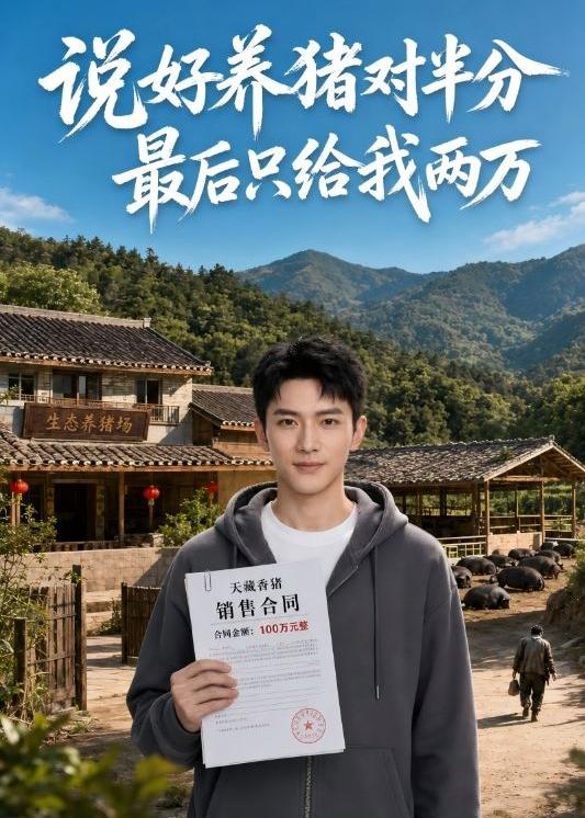说好养猪对半分最后只给我两万