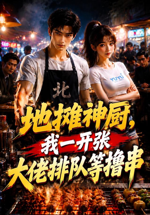 地摊神厨,我一开张大佬排队等撸串