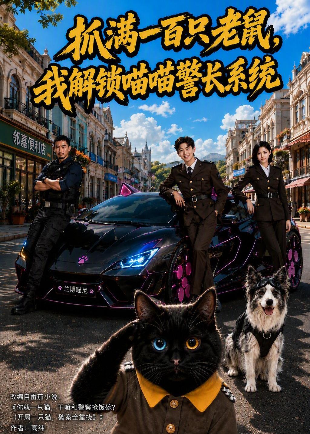 抓满一百只老鼠,我解锁喵喵警长系统